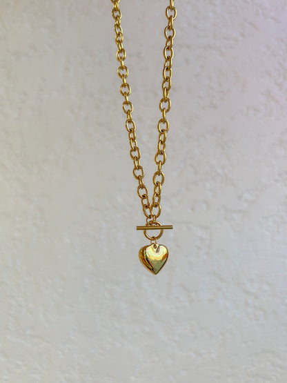 Chunky Bubble Heart Necklace