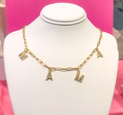 MAMA Zirconia Necklace