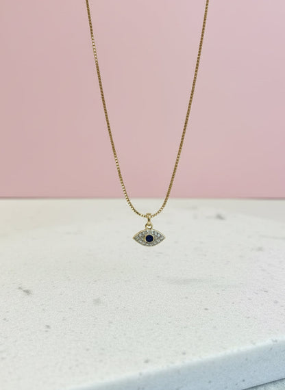 Midnight Aura Eye Necklace