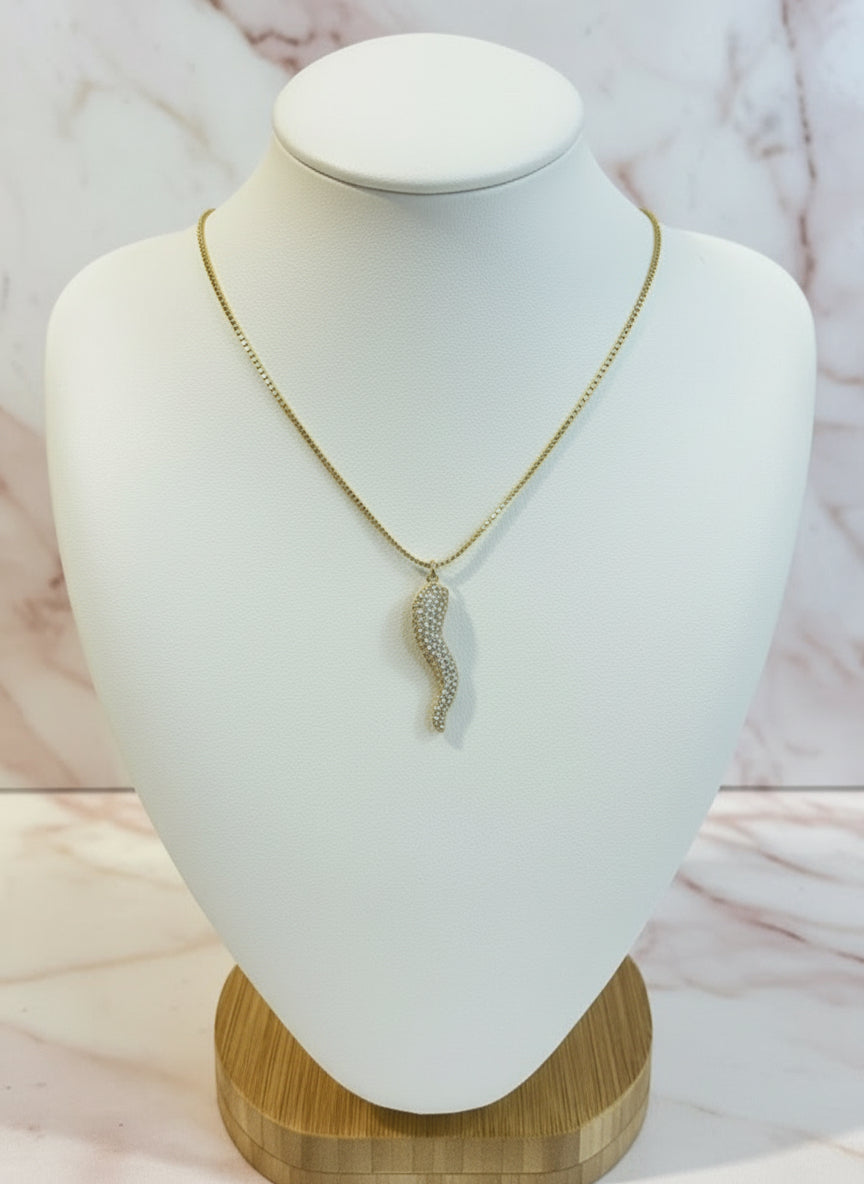 Starlit Cornicello Necklace