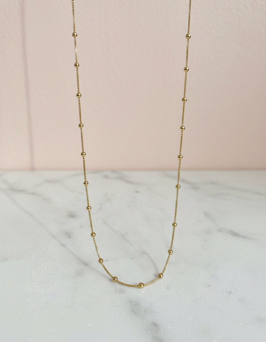 Gold Dotted Chain