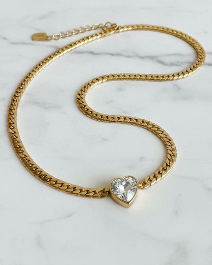 Heart of Gold Choker