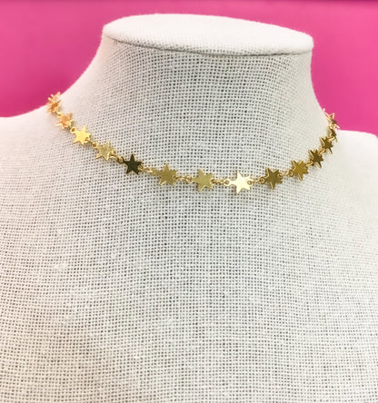 Gold Star Choker