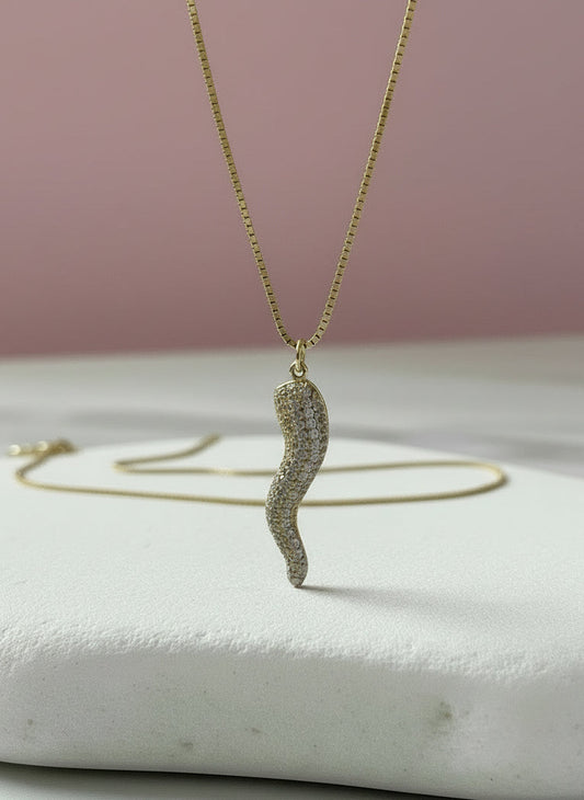 Starlit Cornicello Necklace