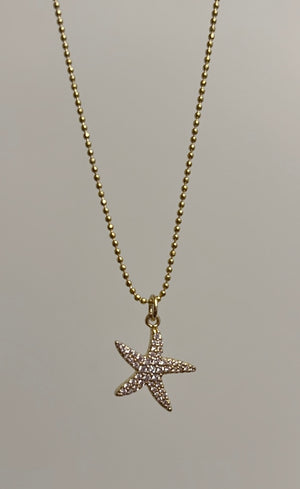 Happy Starfish Necklace