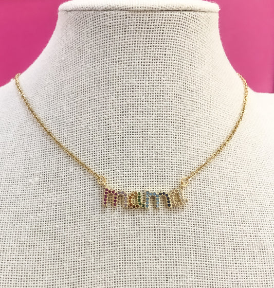 Rainbow Mama Necklace