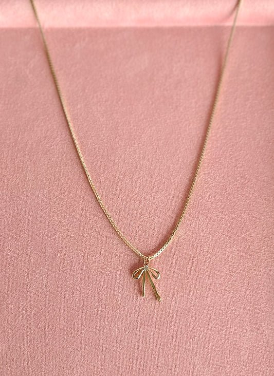 Sweet Bow Necklace