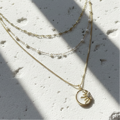 Pearl Sol Necklace Set