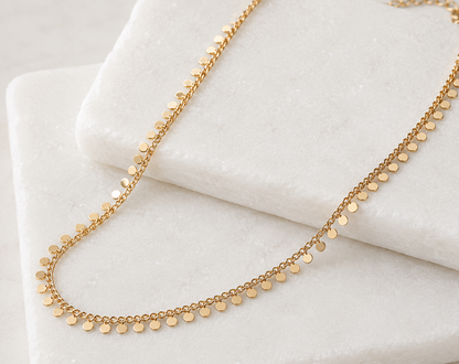 Soleil Disc Necklace/Choker