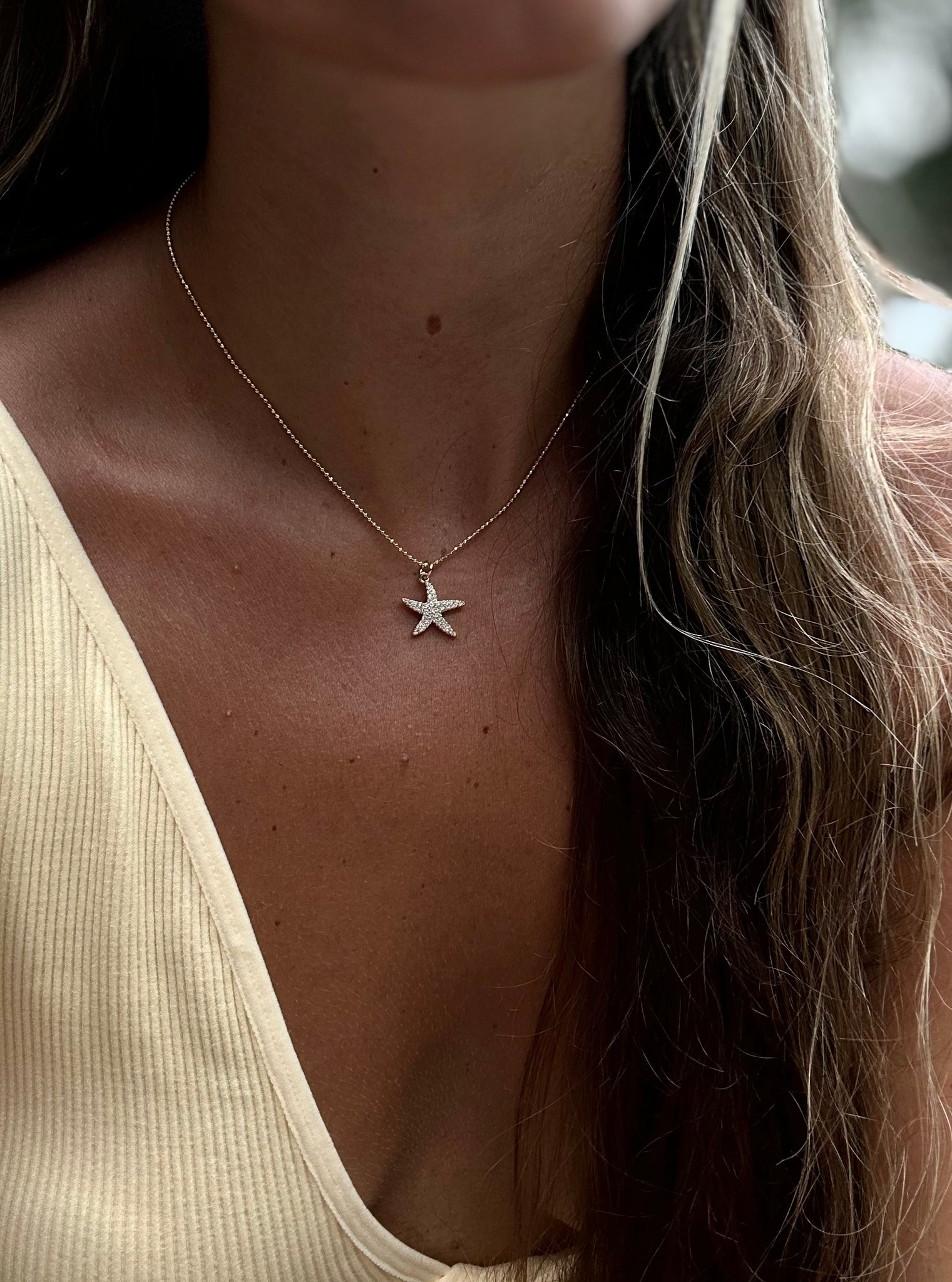 Happy Starfish Necklace