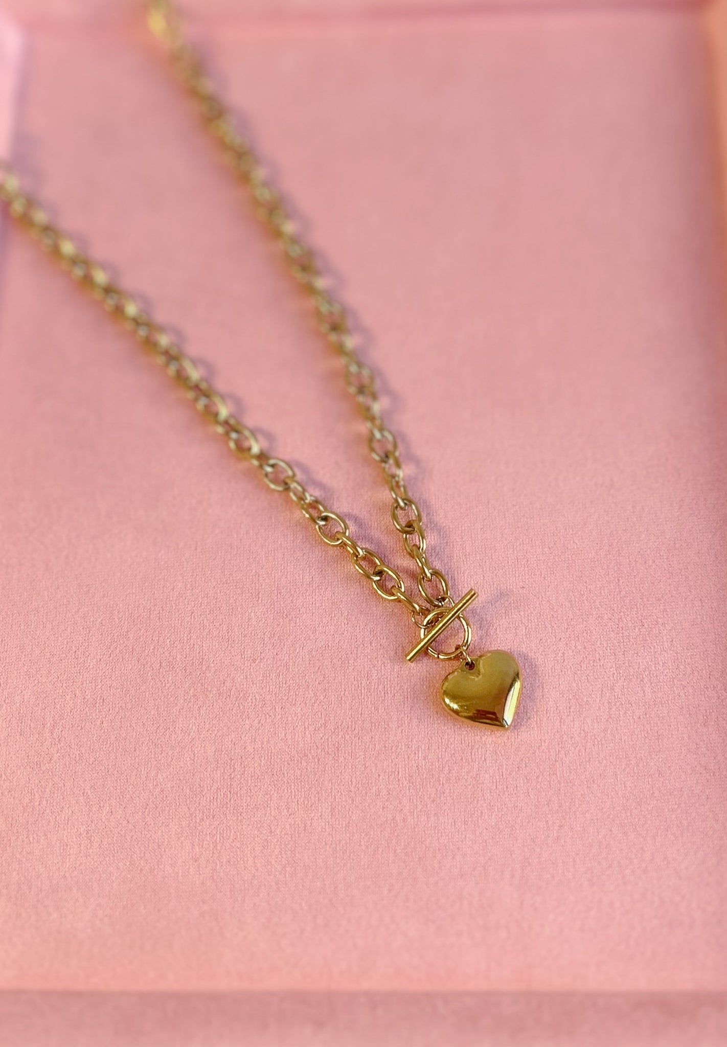 Chunky Bubble Heart Necklace