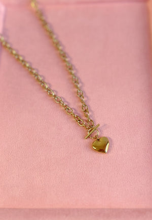 Chunky Bubble Heart Necklace