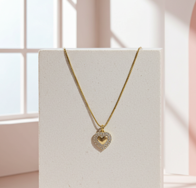 Dazzling Heart Necklace