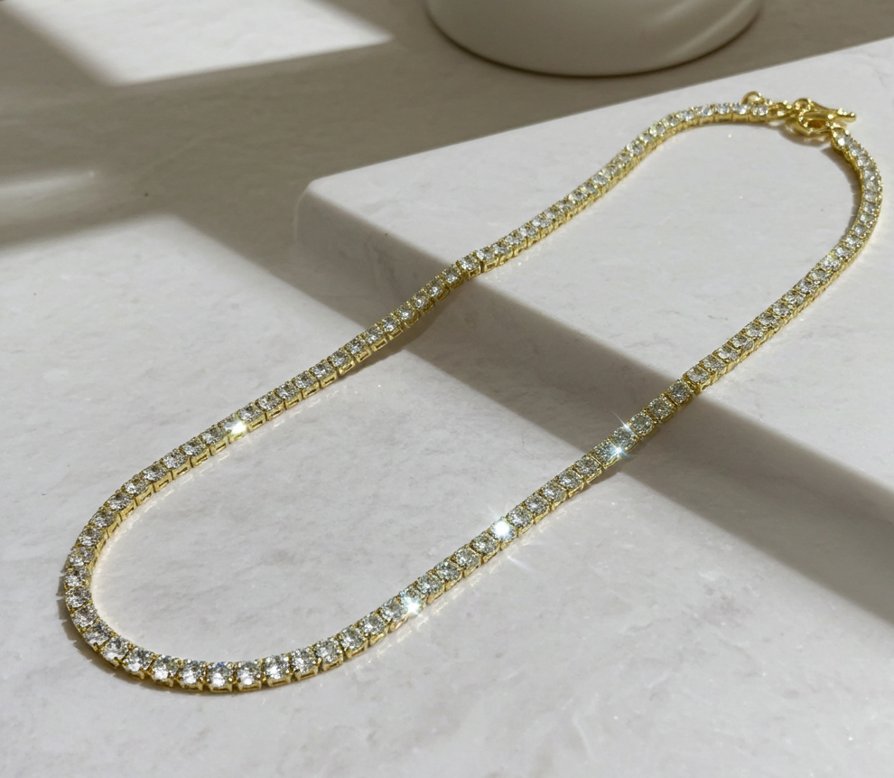 3mm Radiant Tennis Choker