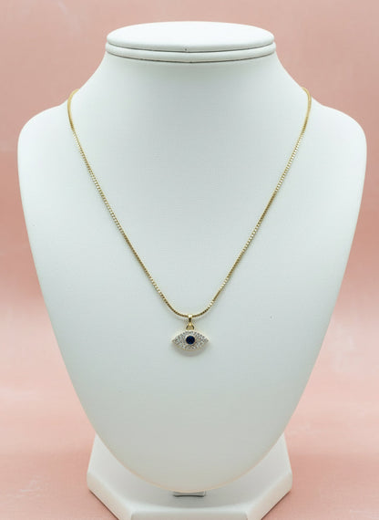 Midnight Aura Eye Necklace