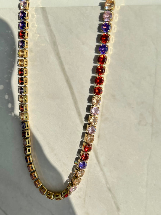 Valentine Tennis Necklace