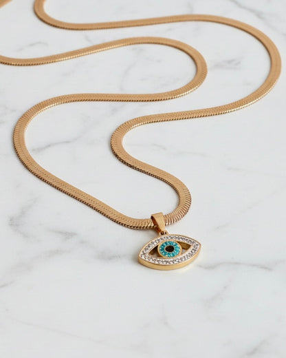 Serene Evil Eye Necklace