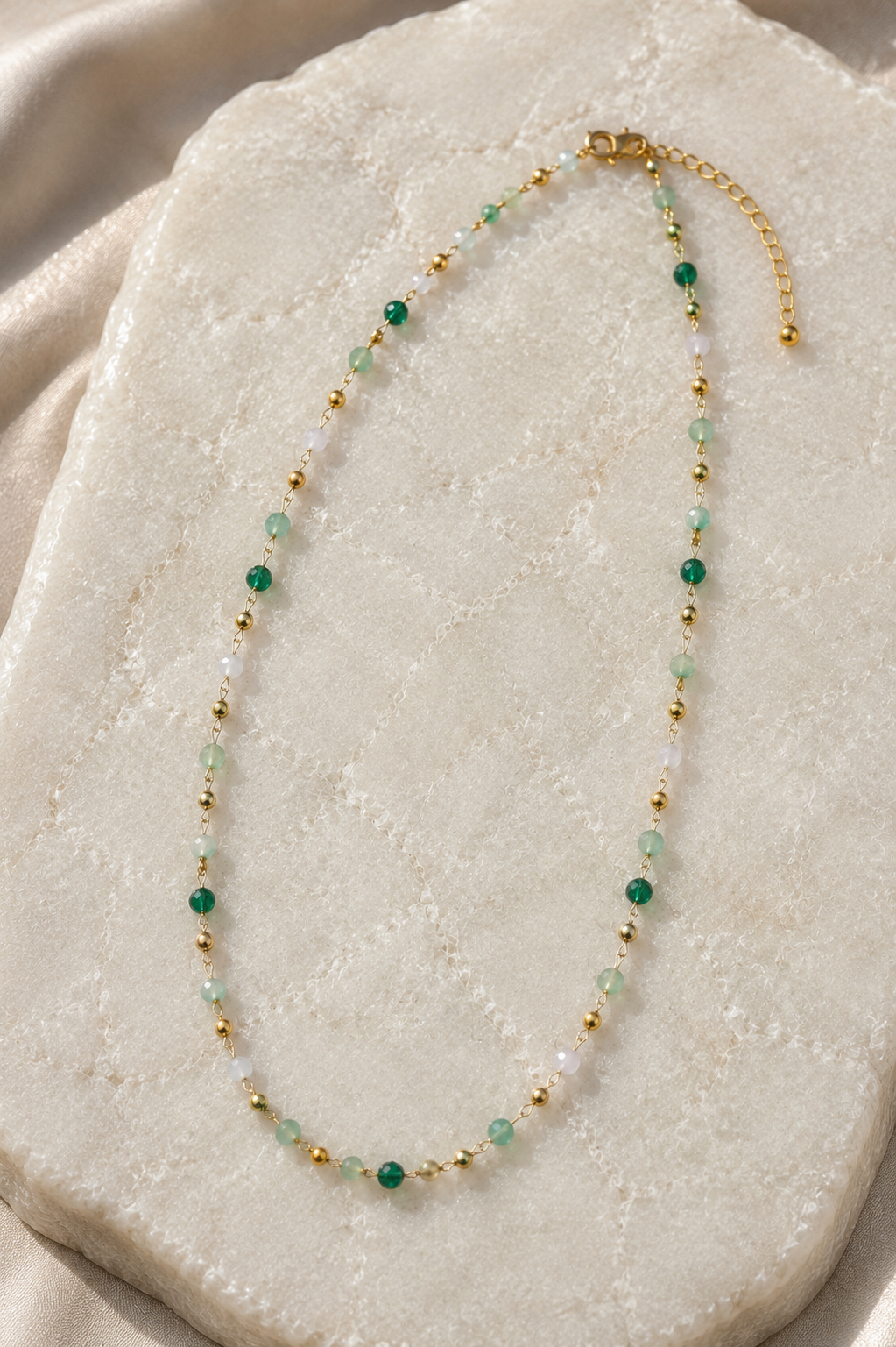 Rondelle Jade Necklace