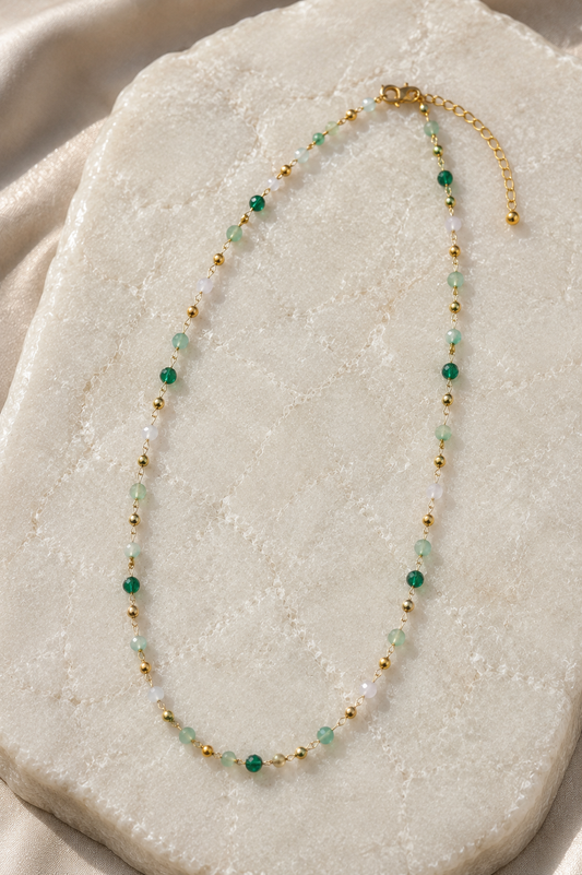 Rondelle Jade Necklace