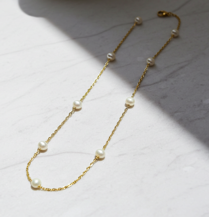 Floating Freshwater Pearl Necklace