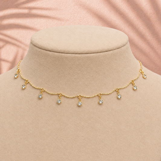 Starlight Droplet Choker