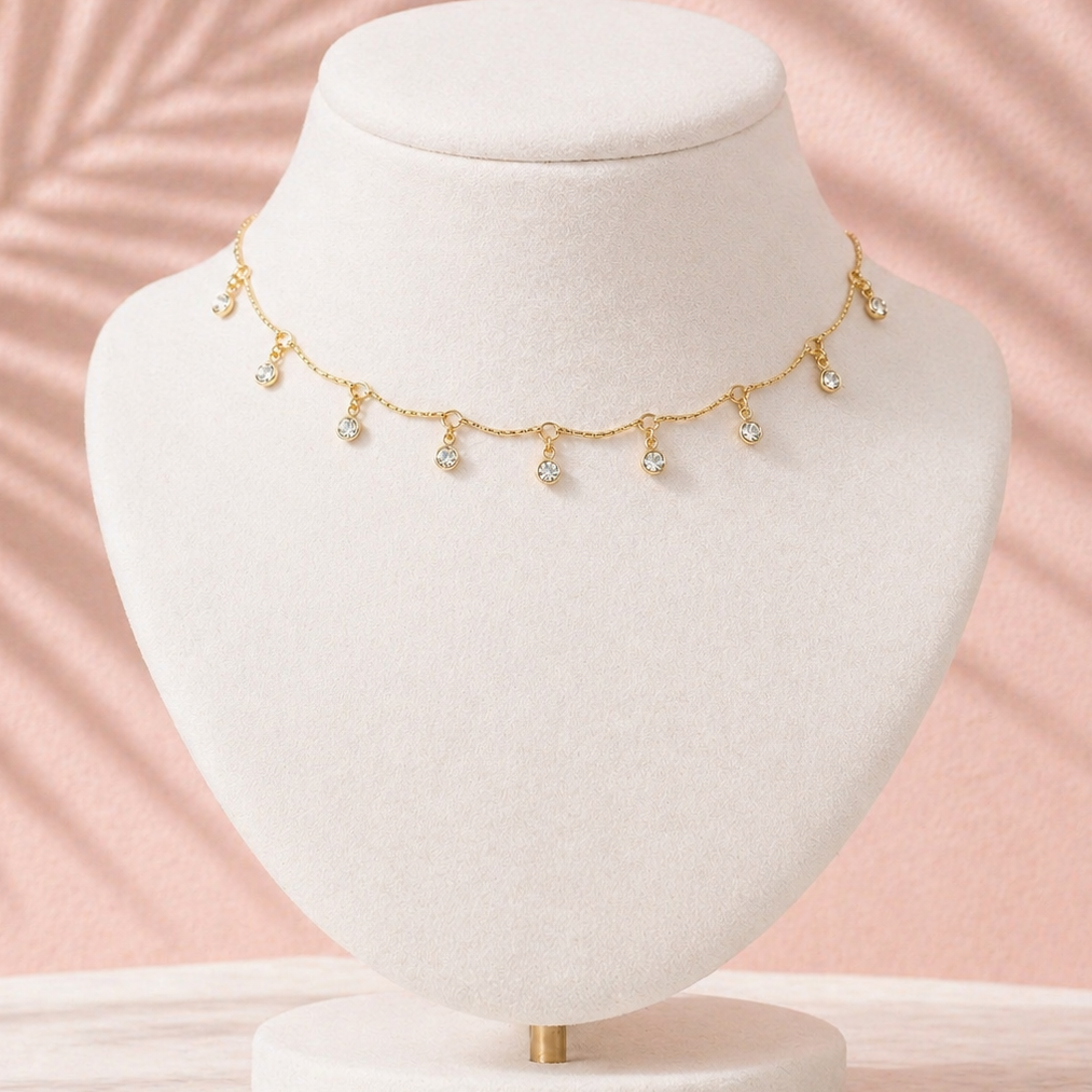Starlight Droplet Choker