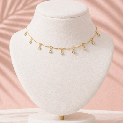 Starlight Droplet Choker