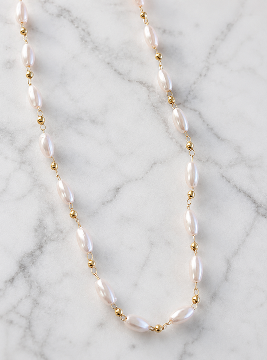 Satellite Pearl Choker