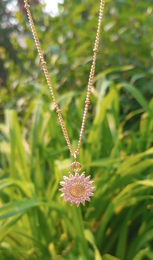 Radiant Sunflower Necklace