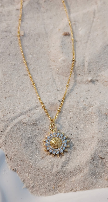 Radiant Sunflower Necklace