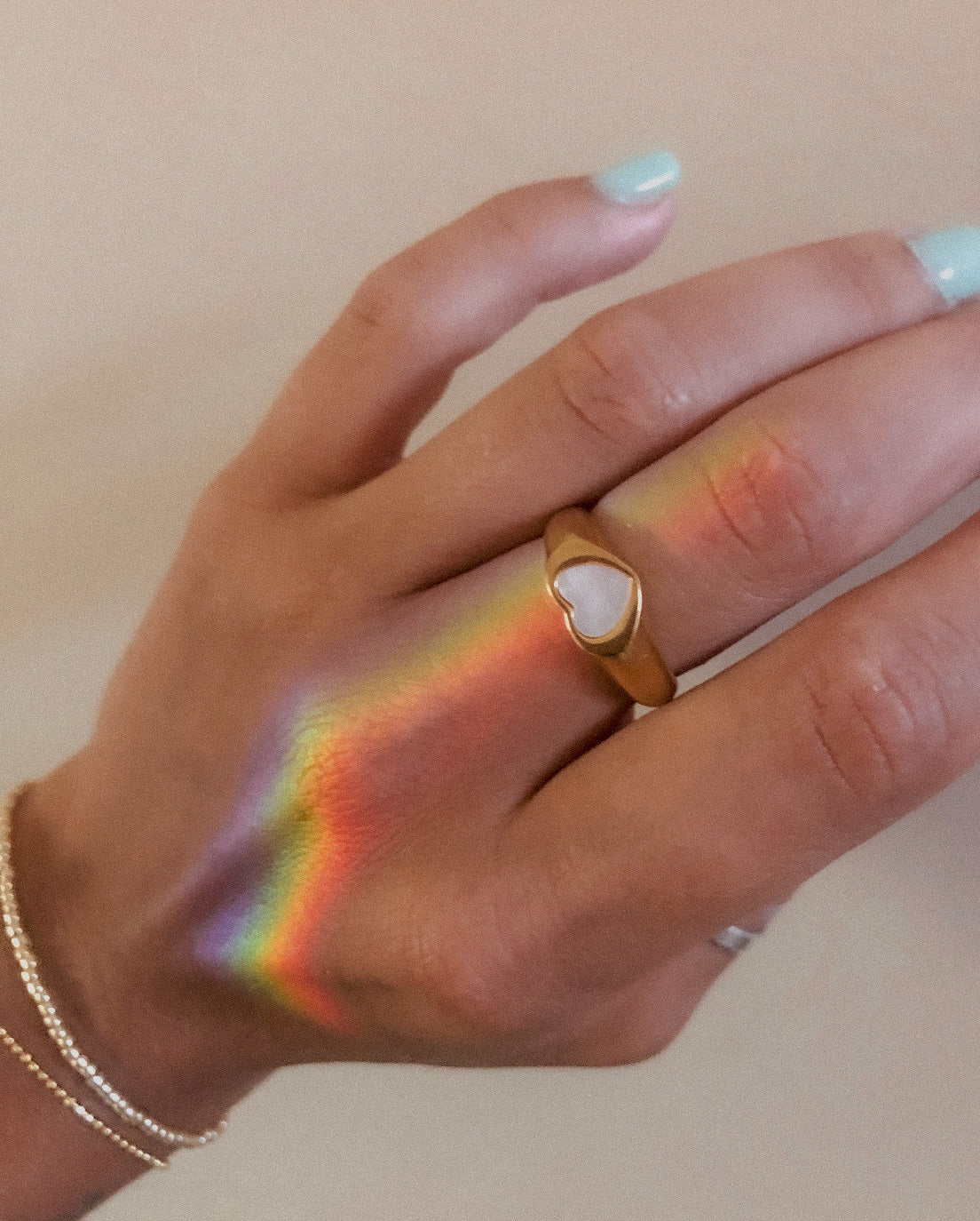 White Shell Ring