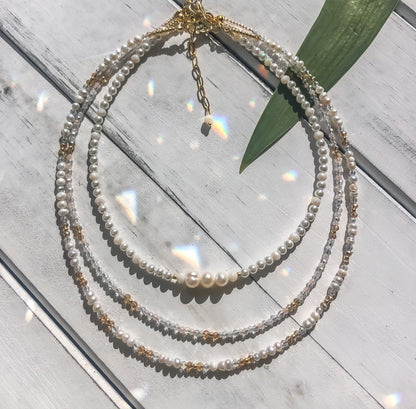 Triple Pearl Choker