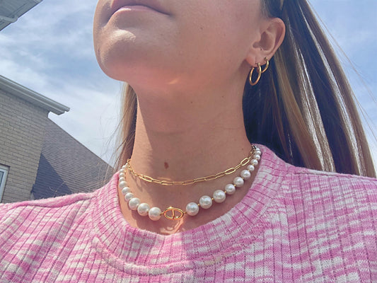 Chunky Pearl Choker