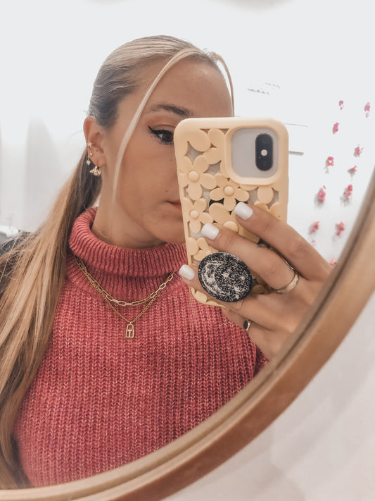 Padlock Initial Necklace