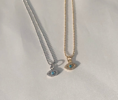 Turquoise Evil Eye Necklace