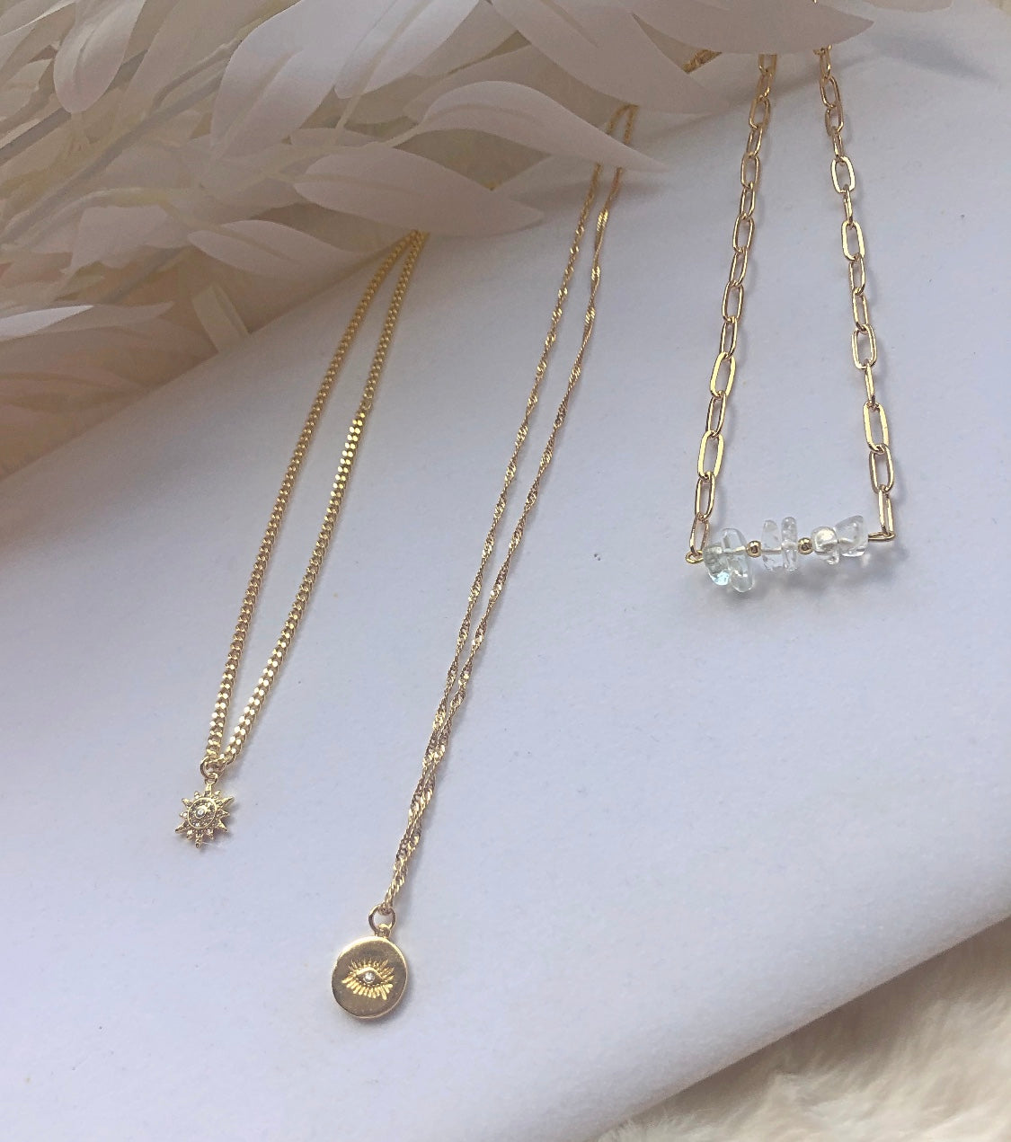 Natural Crystal Chip Choker