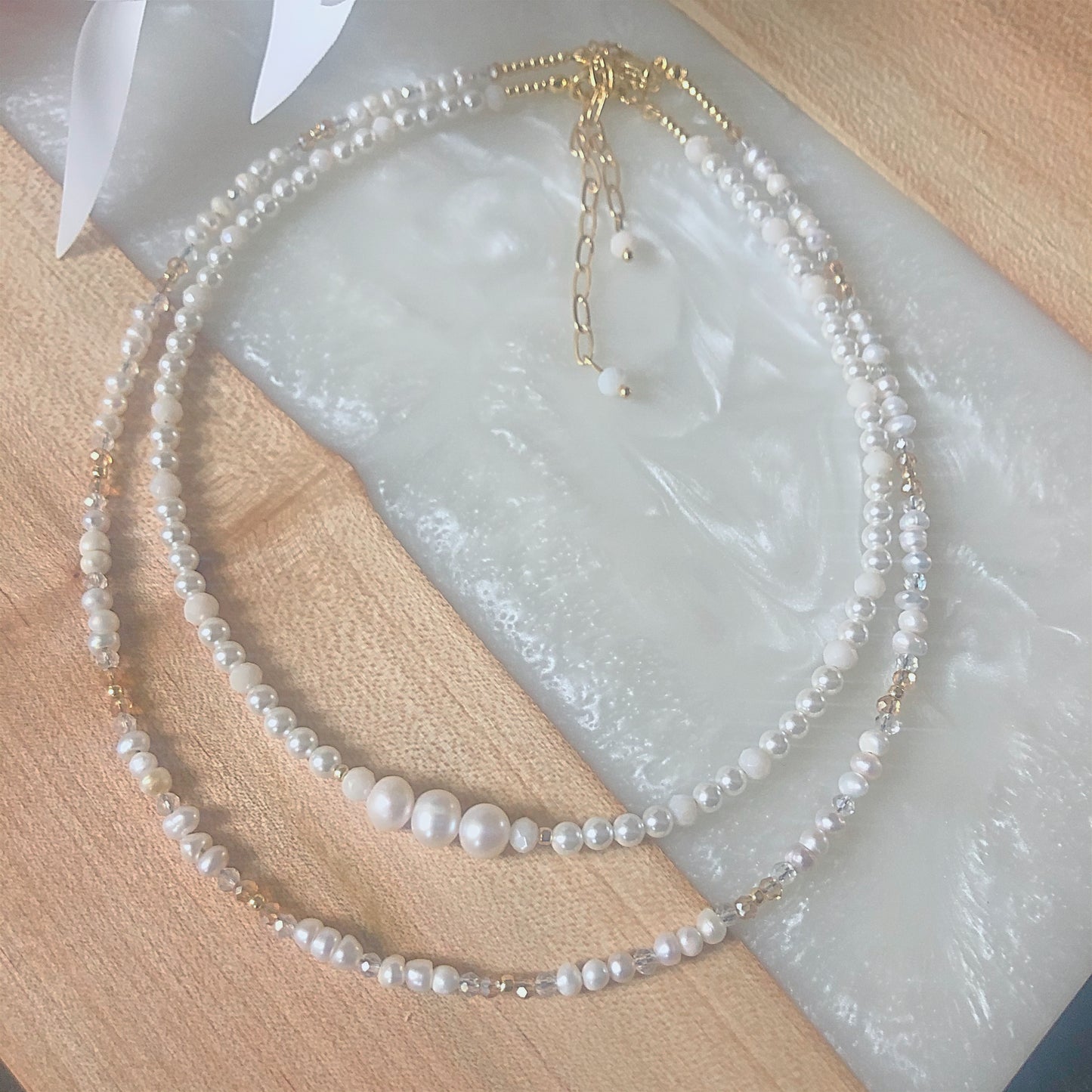 Triple Pearl Choker