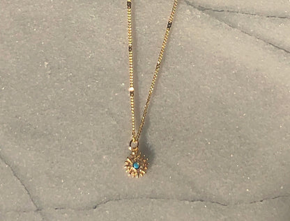 Turquoise Sun Necklace